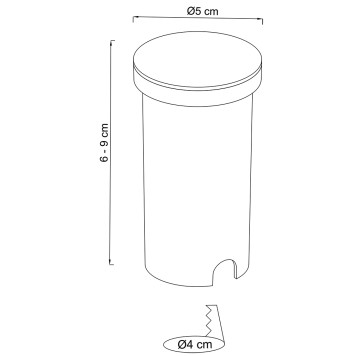 Светильник точечный Arte Piazza A3601IN-1WH-2