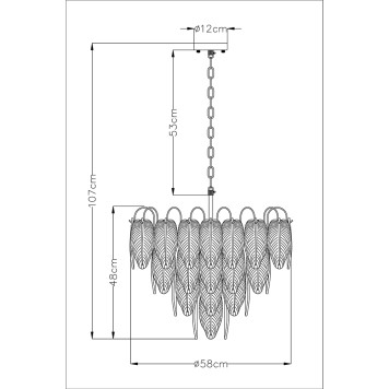 Люстра Arte Evie A4052LM-12SG-6