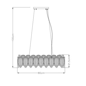 Люстра Arte Evie A4152SP-8SG-1