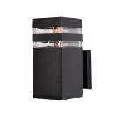 Уличный настенный светильник Arte Heather A4413AL-1BK