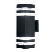 Уличный настенный светильник Arte Heather A4413AL-2BK