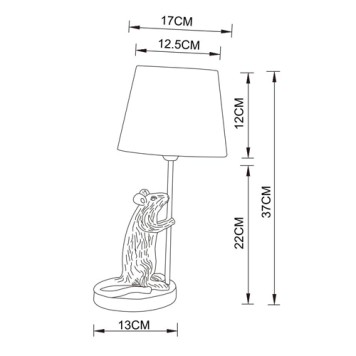 Лампа настольная Arte Gustav A4420LT-1WH-1