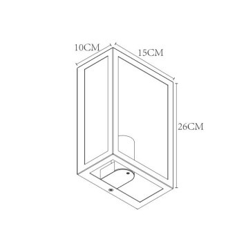 Уличный настенный светильник Arte Belfast A4569AL-1BK-1