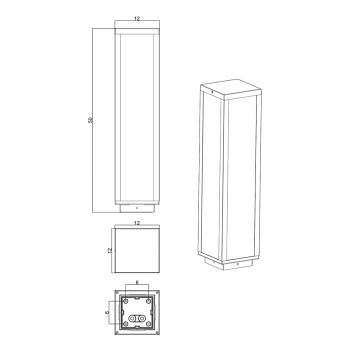 Уличный фонарь Arte Belfast A4569FN-1BK-1