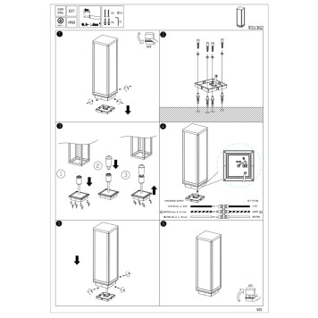 Уличный фонарь Arte Belfast A4569FN-1BK-3