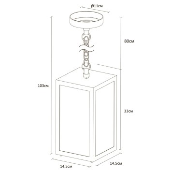 Уличный потолочный светильник Arte Belfast A4569SO-1BK-4