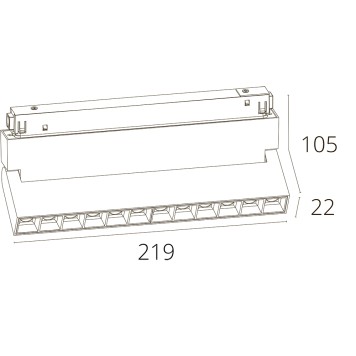 Трековый светильник Arte Linea A4638PL-1WH-3