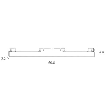 Трековый светильник Arte Linea A4643PL-1BK-1
