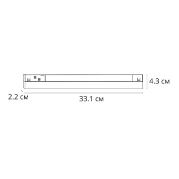 Трековый светильник Arte Linea A4665PL-1WH-1