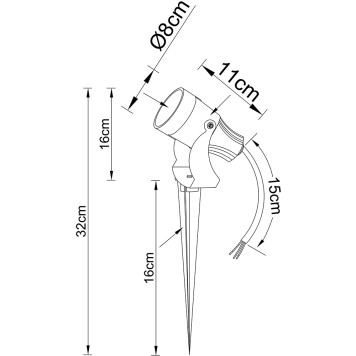 Уличный фонарь Arte Elsie A4715IN-1BK-5