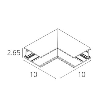 Соединитель угловой Arte Linea-Accessories A480806-1