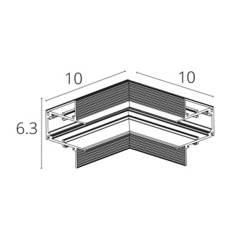 Соединитель угловой Arte Linea-Accessories A480906-1