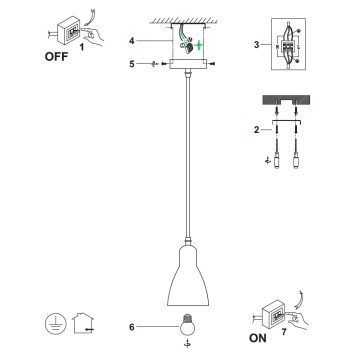 Люстра Arte Mercoled A5049SP-1GY-6