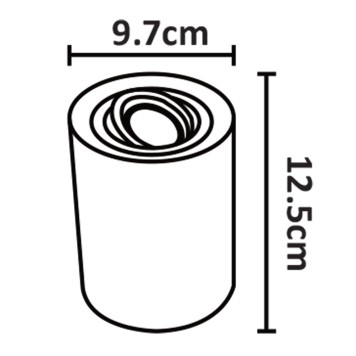 Светильник точечный Arte Falcon A5644PL-1WH-7