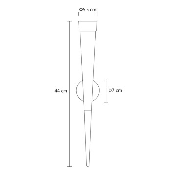 Бра Arte Sabik A6010AP-1CC-2