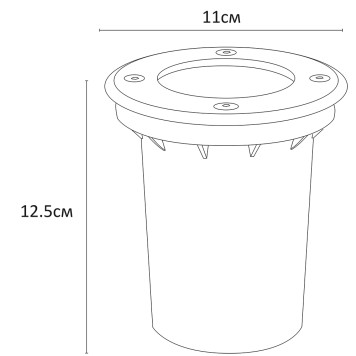 Светильник точечный Arte Piazza A6017IN-1SS-1