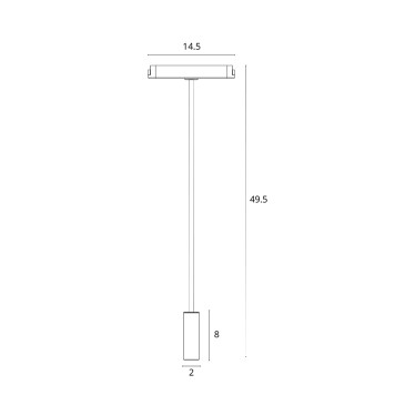 Трековый светильник Arte Rapid A6162PL-1WH-2