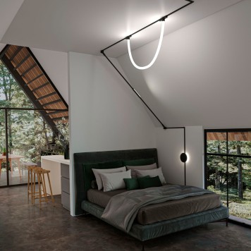 Трековый светильник Arte Rapid A6163PL-1BK-1