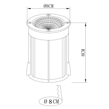 Светильник точечный Arte Piazza A6205IN-1SS-3