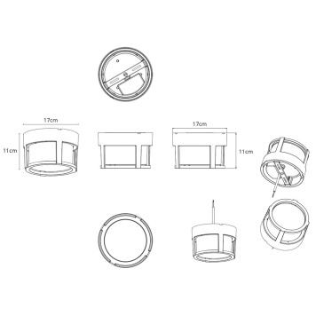 Уличный настенный светильник Arte Ulysses A6206PF-1BK-3