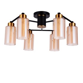 Светильник потолочный Arte Leo A7027PL-6BK