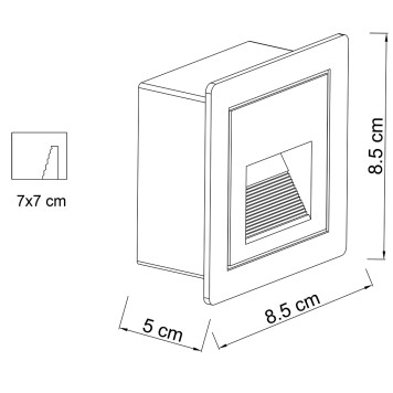 Светильник точечный Arte Piazza A7325IN-1BK-5