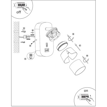 Спот Arte Amaks A8026AP-1WH-2