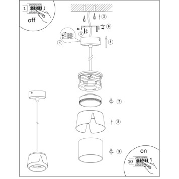 Люстра Arte Amaks A8028SP-1BK-2