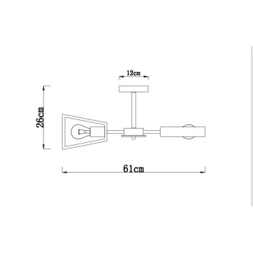 Светильник потолочный Arte Brussels A8030PL-6BK-4