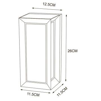 Уличный настенный светильник Arte Ulysses A8112AL-1BK-3