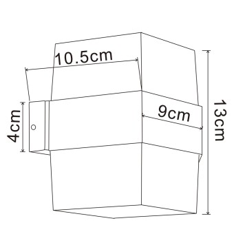 Уличный настенный светильник Arte Ulysses A8705AL-2BK-2