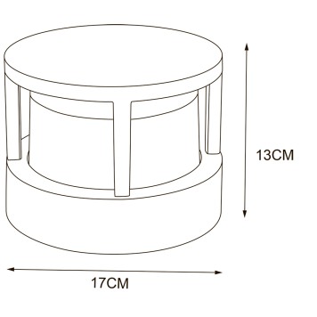 Уличный настенный светильник Arte Ulysses A8912AL-1BK-2