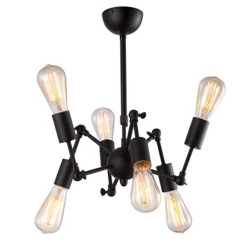 Люстра Arte Roots A9190LM-6BK-1