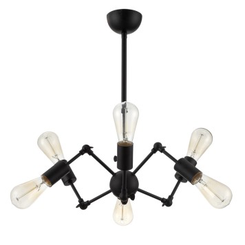 Люстра Arte Roots A9190LM-6BK-4