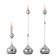 Подсвечник ArtHomeDecor Drop 6917 L SL