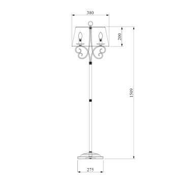 Торшер Bogates Severina 01090/3-1