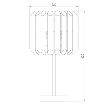 Лампа настольная Bogates Castellie 01106/3-3