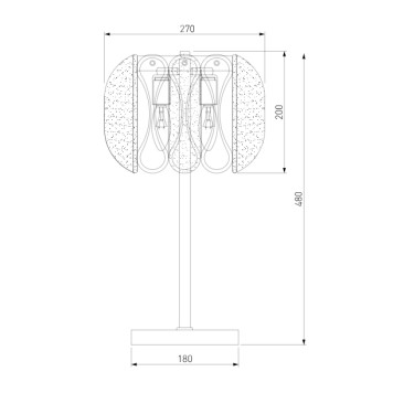 Лампа настольная Bogates Callas 01125/2-4