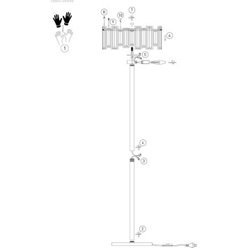 Торшер Bogates Cella 01149/3-4