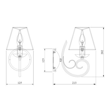 Бра Bogates Severina 280/1-1