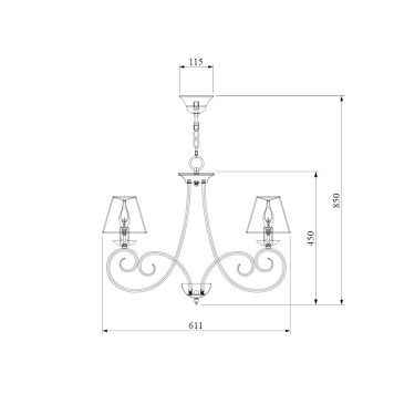 Люстра Bogates Severina 280/6-1