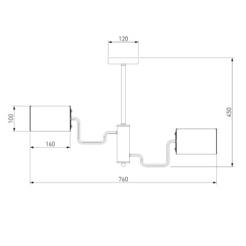 Светильник потолочный Bogates Pallada 293/6-11