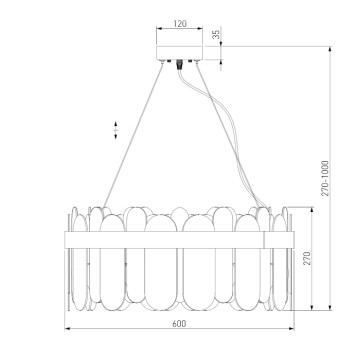 Люстра Bogates Conte 332/8-3