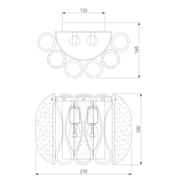 Бра Bogates Callas 365/2-4