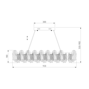 Люстра Bogates Farfalla 90376/1-4
