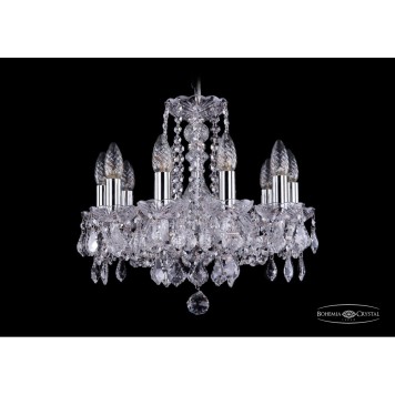 Люстра Bohemia Ivele Crystal 1402/10/141/Ni/Leafs