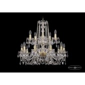 Люстра Bohemia Ivele Crystal 1402/10+5/240-60/2d/G