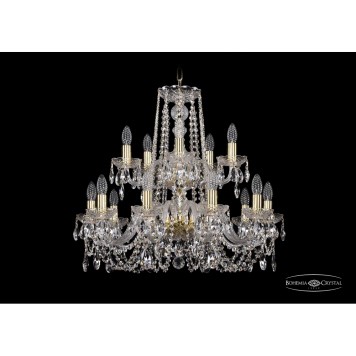 Люстра Bohemia Ivele Crystal 1402/10+5/240-60/2d/G