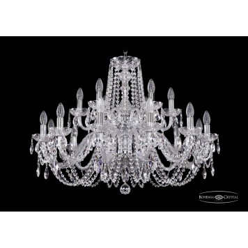 Люстра Bohemia Ivele Crystal 1402/12+6/300/2d/Ni