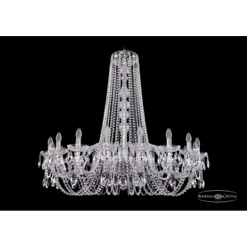 Люстра Bohemia Ivele Crystal 1402/18/400/h-105/Ni